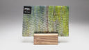 Rippled Glass Sheet Mixed Colors Streaky w/ Multi Colors