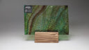 Glass Sheet Green with Ripple Texture