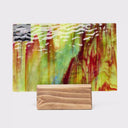 Rippled Glass Sheet Mixed Colors Streaky w/ Multi Colors