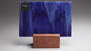 Glass Sheet Blue Streaky w/ multi color