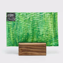 Ripple Glass Sheet Mixed Green and Blue Streaky