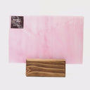 Glass Sheet Pink and White Streaky