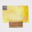 Glass Sheet Yellow Mottled with purple streaky