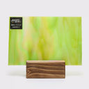 Glass Sheet Mixed Colors Green Streaky w/ Multi Colors