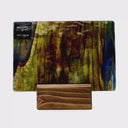 Rippled Glass Sheet Mixed Colors Streaky w/ Multi Colors