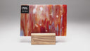 Glass Sheet Mixed Colors Mottled w/ Red/Blue/White Streaky