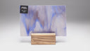 Glass Sheet Blue Streaky w/ Purple, Clear