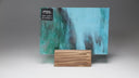 Glass Sheet Blue Streaky with Flemish Texture