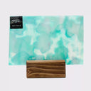 Glass Sheet Mixed Colors Mottled w/ Aqua/Pink/White Streaky