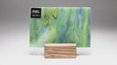 Rippled Glass Sheet Mixed Colors Streaky w/ Multi Colors