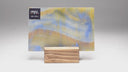 Glass Sheet Mixed Colors Streaky w/ Orange and Aqua