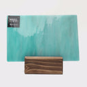 Glass Sheet Blue Streaky w/ multi color