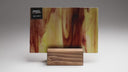 Glass Sheet Browns & Mixed Colors Streaky w/ multi colors