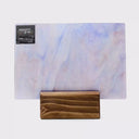 Glass Sheet Blue Streaky w/ Multi Colors and Iridescent Finish