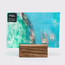 Glass Sheet Blue Streaky with Flemish Texture