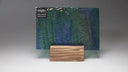 Glass Sheet Green Streaky with Ripple Texture