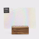 Iridescent Finish Glass Sheet Pastel Cathedral with Ripple Texture