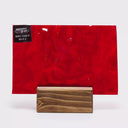 Glass Sheet Red with Flemish Texture
