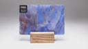Rippled Glass Sheet Mixed Colors Streaky w/ Multi Colors