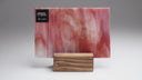 Glass Sheet Red and White Streaky
