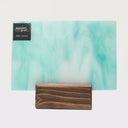 Glass Sheet Blue and White Streaky