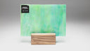 Glass Sheet Mixed Colors Mottled w/ Green/Aqua Streaky