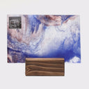 Glass Sheet Blue Streaky w/ multi color