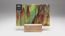 Rippled Glass Sheet Mixed Colors Streaky w/ Multi Colors