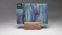 Iridescent Glass Sheet Mixed Colors Streaky w/ Multi Colors