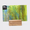 Rippled Glass Sheet Mixed Colors Streaky w/ Multi Colors