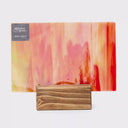 Glass Sheet Mixed Colors Streaky w/ Red/White/Yellow