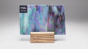 Glass Sheet Mixed Colors Streaky w/ Multi Colors and Iridescent Finish