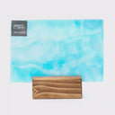 Glass Sheet Blue and White Mottled