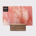 Glass Sheet Red and White Streaky