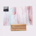 Glass Sheet Mixed Colors Streaky w/ White/Pink/Blue