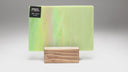 Glass Sheet Green Streaky w/ Multi Colors and Iridescent Finish