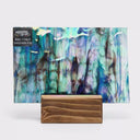 Iridescent Finish Flemish Glass Sheet Mixed Colors Streaky w/ Multi Colors
