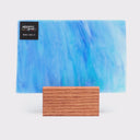 Glass Sheet Blue Streaky w/ multi color