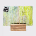 Rippled Glass Sheet Mixed Colors Streaky w/ Multi Colors