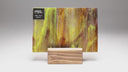 Glass Sheet Mixed Colors Streaky w/ Iridescent Finish