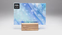 Glass Sheet Blue and White Mottled