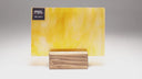 Glass Sheet Orange with Yellow Streaky