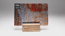 Rippled Glass Sheet Mixed Colors Streaky w/ Multi Colors