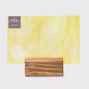 Glass Sheet Orange with Yellow Streaky