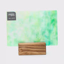 Glass Sheet Mixed Colors Mottled w/ Green/Aqua Streaky