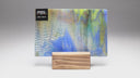 Rippled Glass Sheet Mixed Colors Streaky w/ Multi Colors