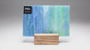 Rippled Glass Sheet Mixed Colors Streaky w/ Multi Colors