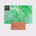 Glass Sheet Green Swirl
