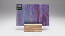 Rippled Glass Sheet Purple Streaky w/ Multi Colors and Iridescent Finish