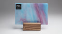 Glass Sheet Blue and Purple Streaky